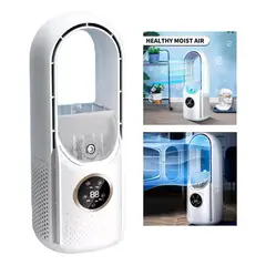 GENERICO - Ventilador Sin Aspas USB Portátil con Humidificación