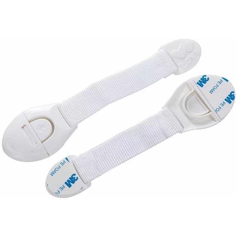 GENERICO - Traba Puertas Seguridad Infantil - Pack de 5 Unidades