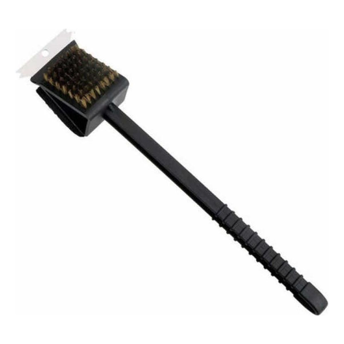 GENERICO - Escobilla 3 en 1 para Limpieza de Parrillas con Mango Largo