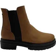 DETOGNI - Botin Casual Mujer Café Roma
