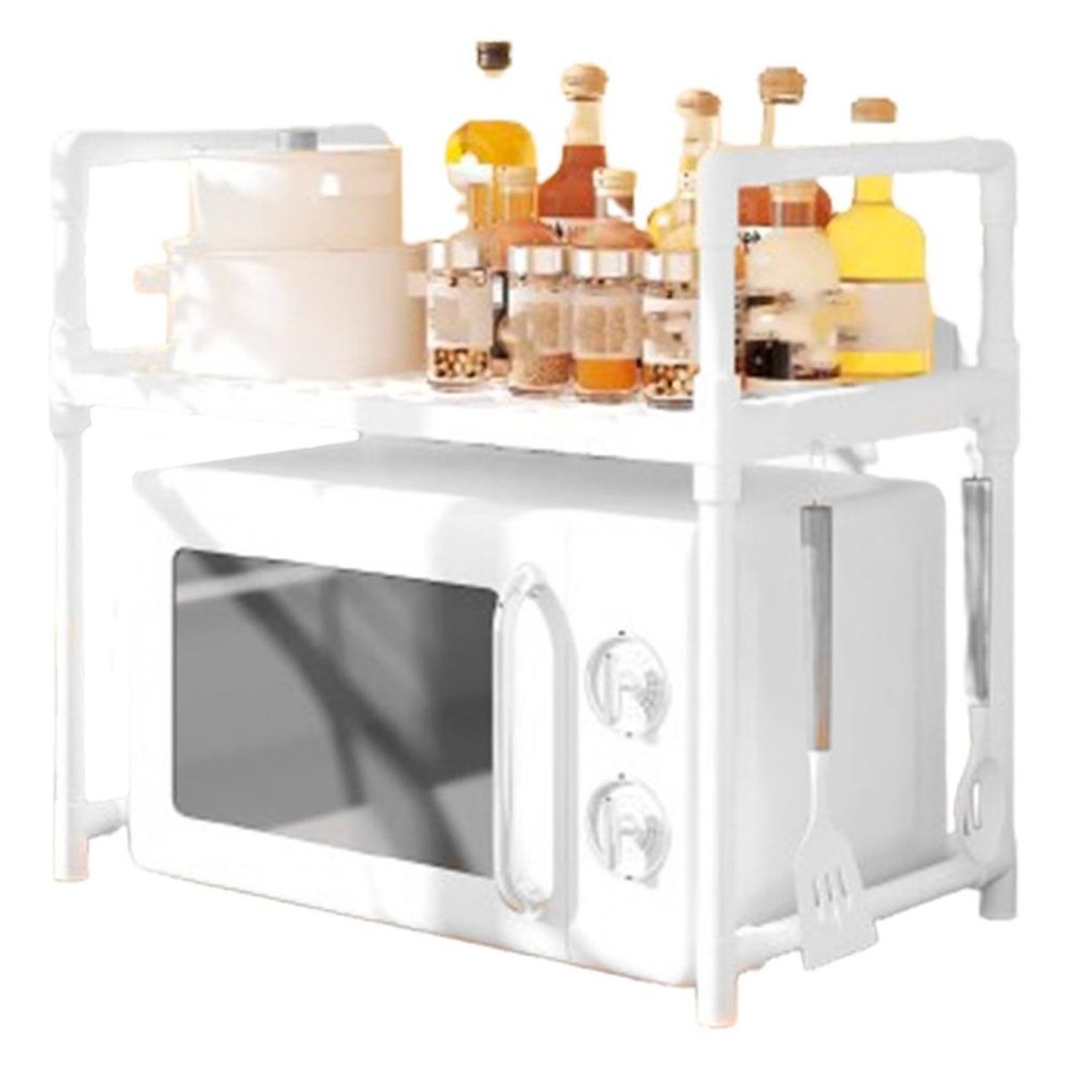 GENERICO - Estante Organizador para Microondas y Cocina…