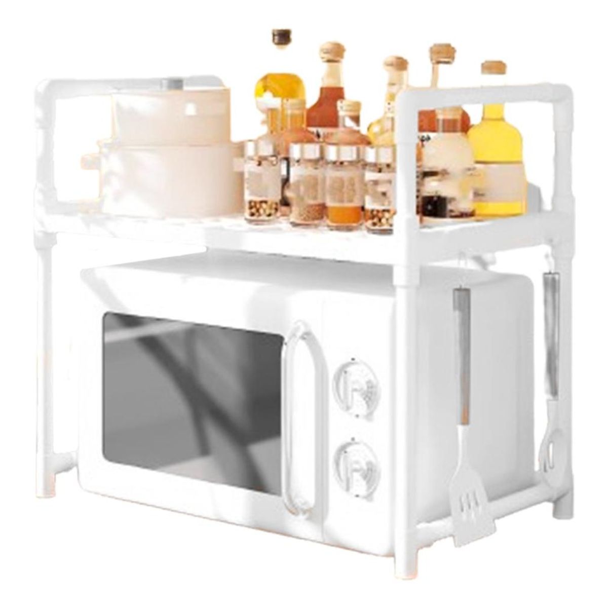 GENERICO - Estante Organizador para Microondas y Cocina…