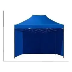GENERICO - Funda Lateral Impermable Azul para Toldo 3x3 con 3 Paredes