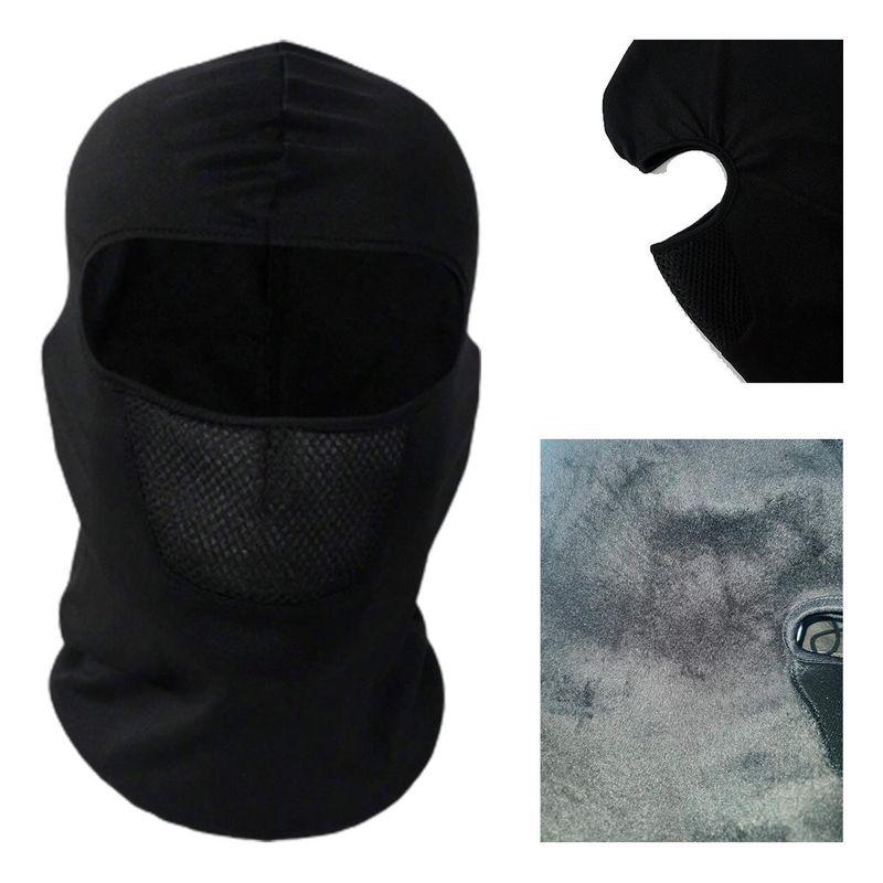 GENERICO - Pasamontañas Balaclava Caliente para Moto con Interior de Chiporro.