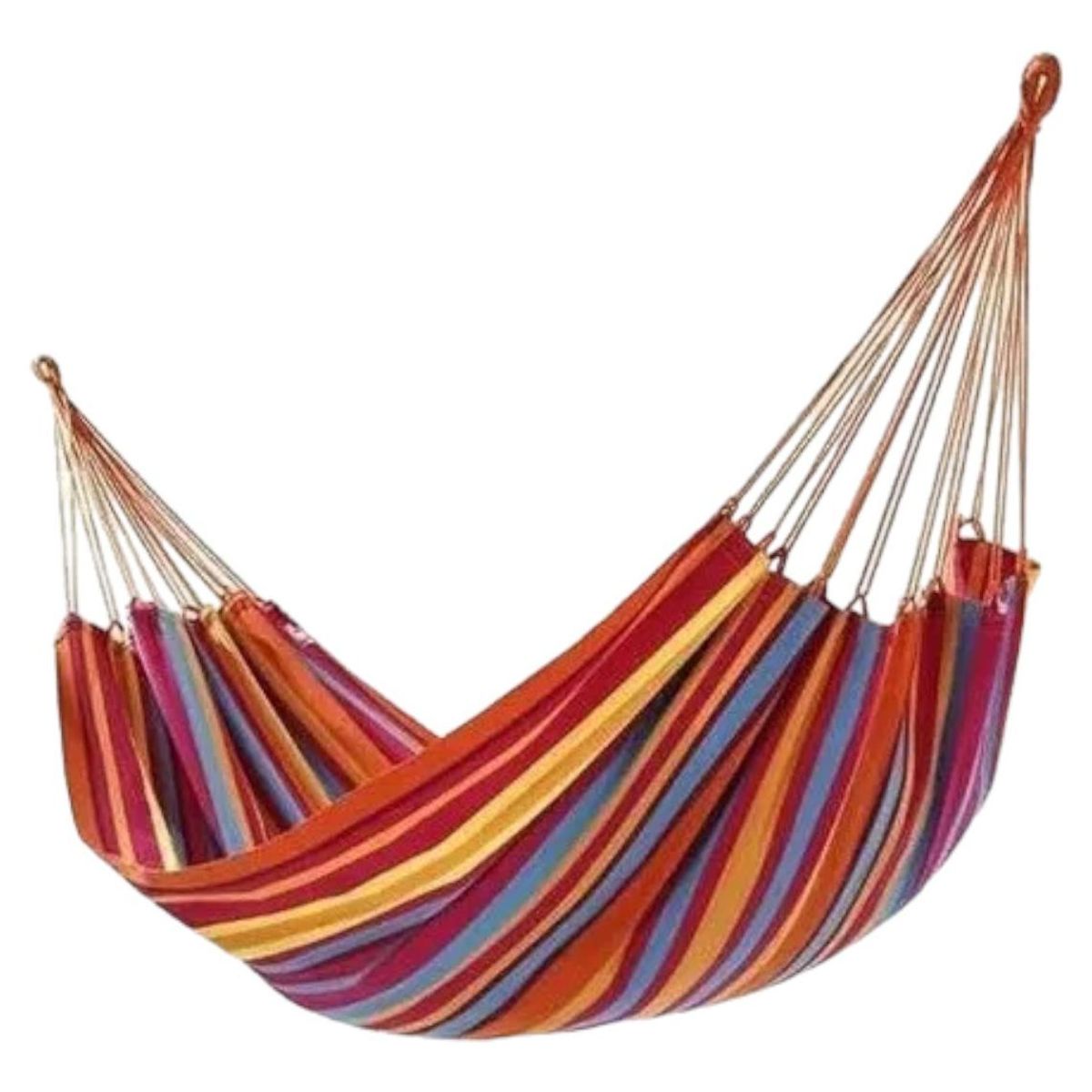 GENERICO - Hamaca de Algodón Premium Multicolor 2 Plazas
