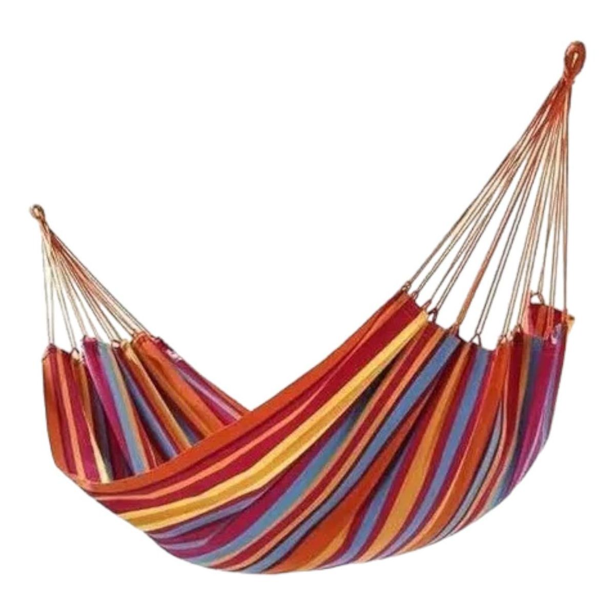 GENERICO - Hamaca de Algodón Premium Multicolor 2 Plazas
