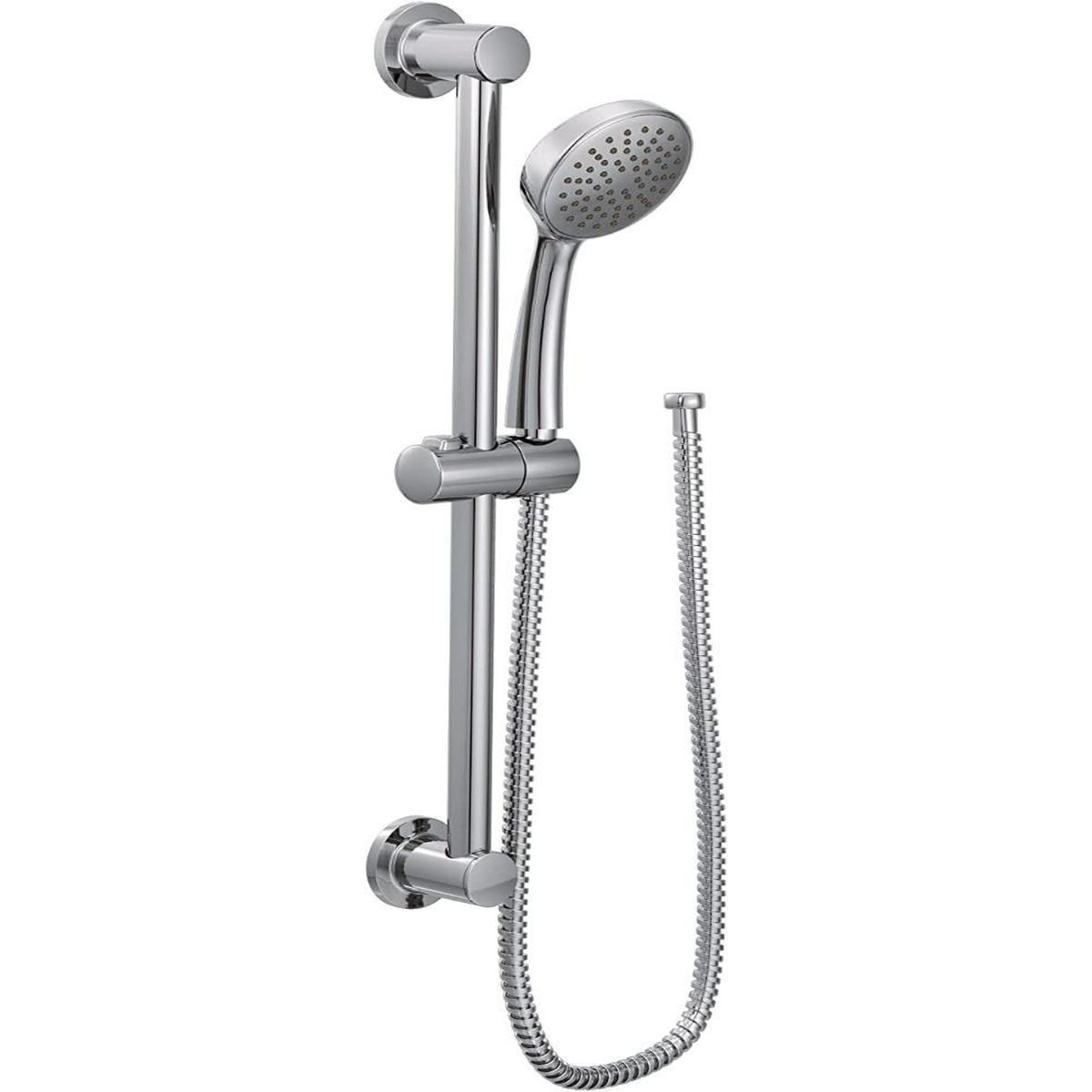 GENERICO - Ducha Flexible con Barra Regulable y Jabonera Incluida