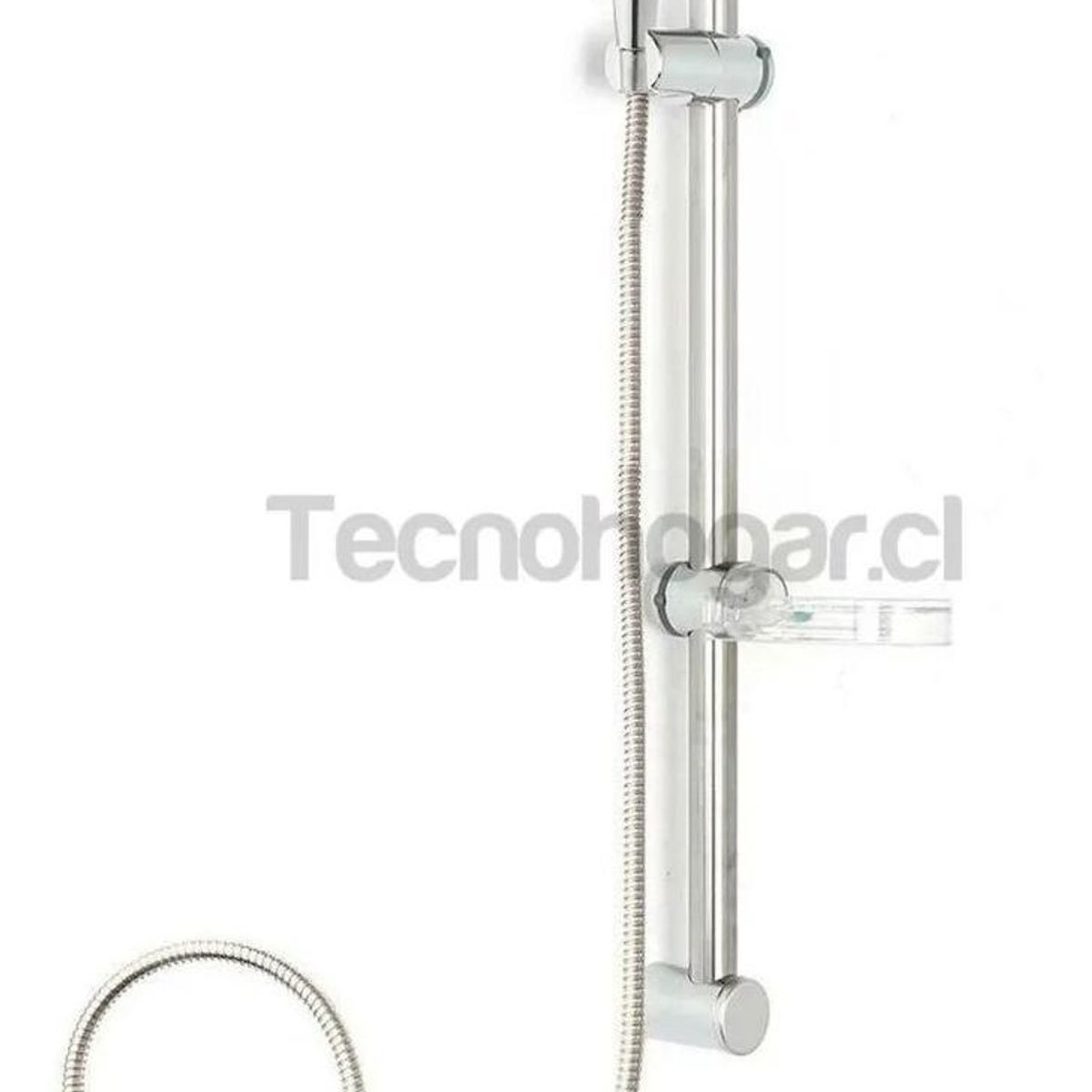 GENERICO - Ducha Flexible con Barra Regulable y Jabonera Incluida