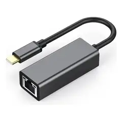 GENERICO - Adaptador USB-C a RJ45 Ethernet 1000 Mbps para Conexión Estable