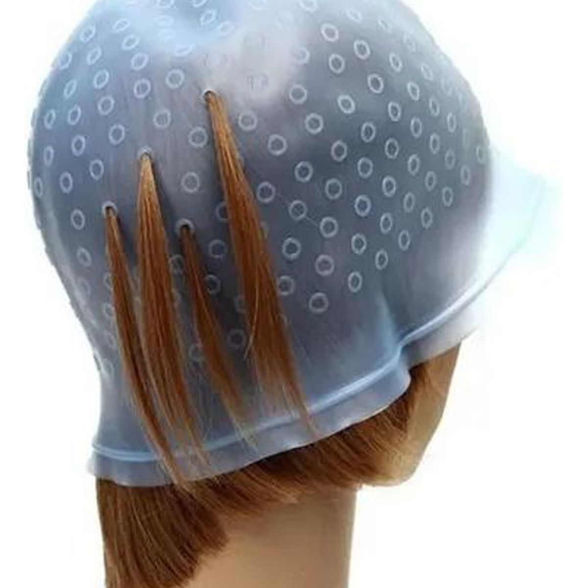 GENERICO - Gorro de Goma con Crochet para Aplicación de Mechas