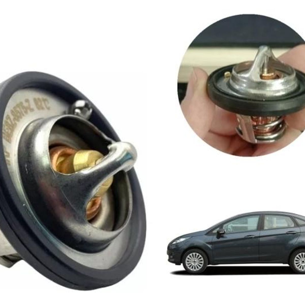 GENERICO - Termostato 82°C Compatible con Ford Fiesta 16 2011-2020