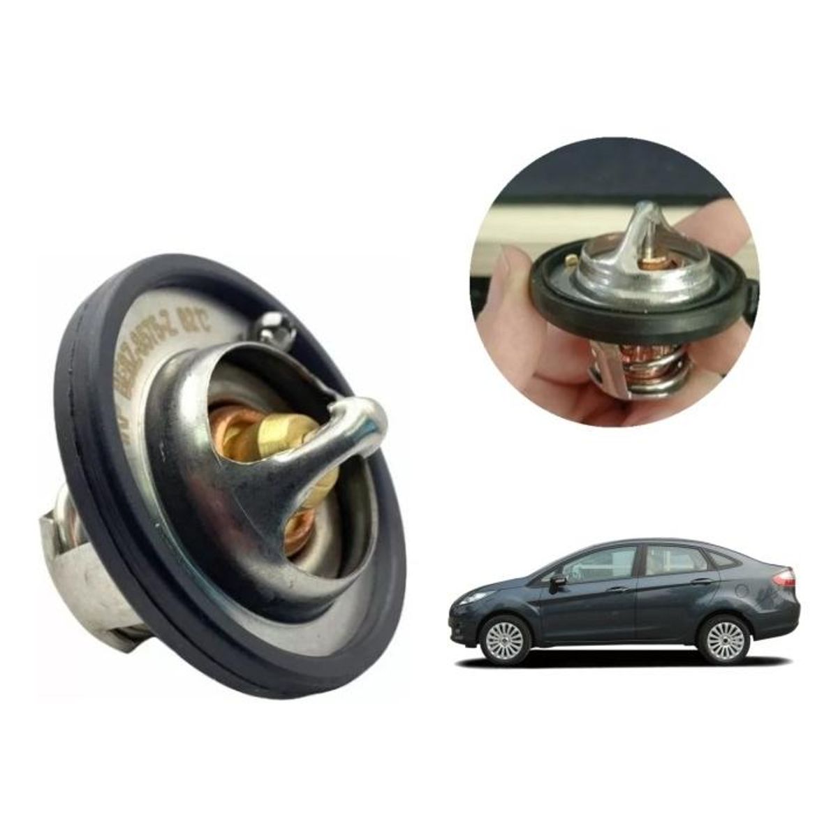 GENERICO - Termostato 82°C Compatible con Ford Fiesta 16 2011-2020