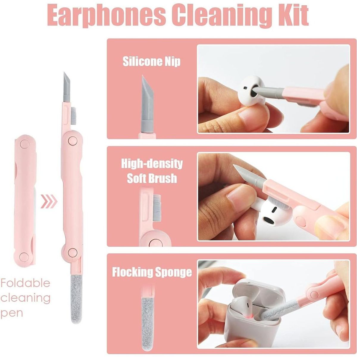 GENERICO - Kit de Limpieza Multiusos 7 en 1 para Electrónicos