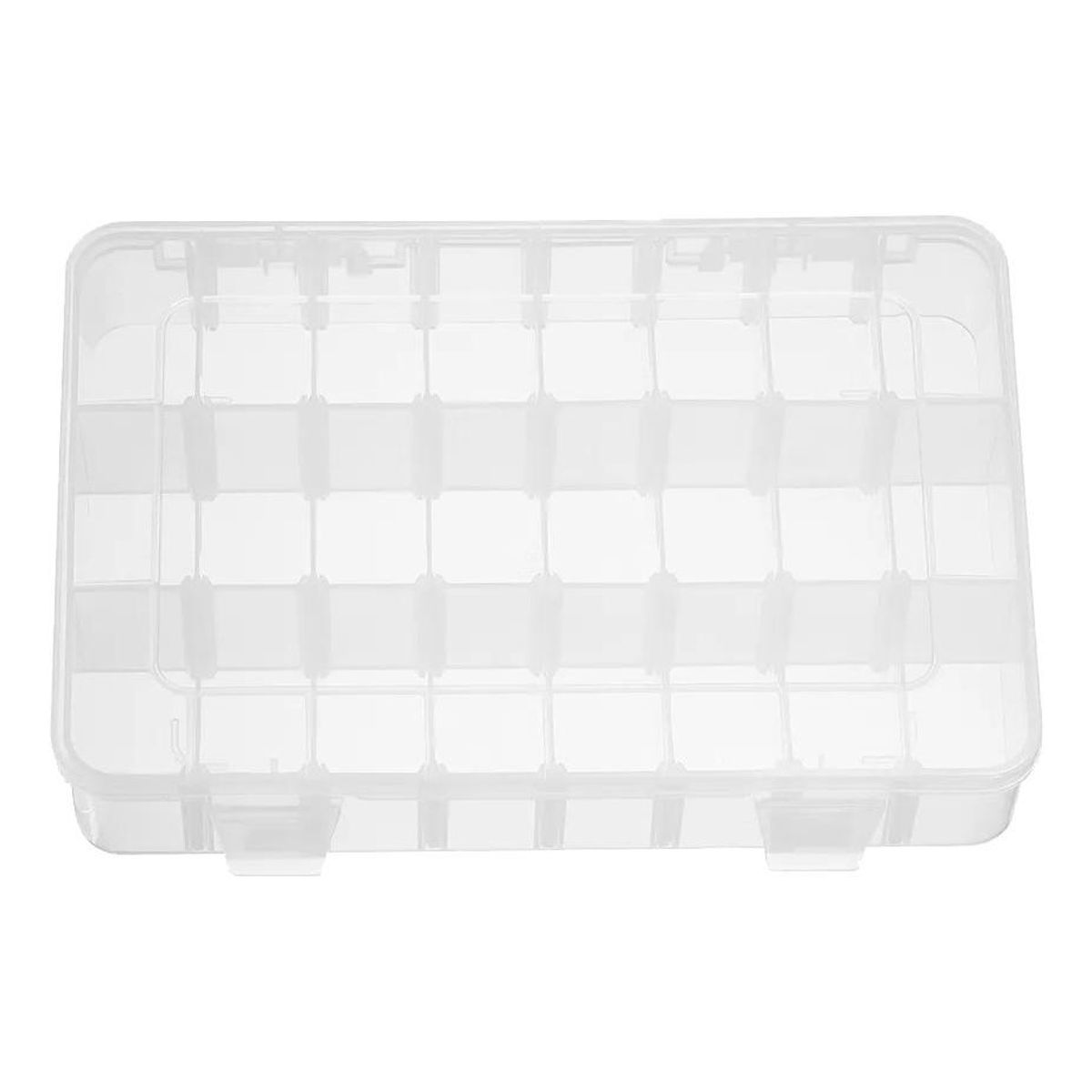 GENERICO - Caja Organizador de Plástico Transparente con 24 Compartimientos