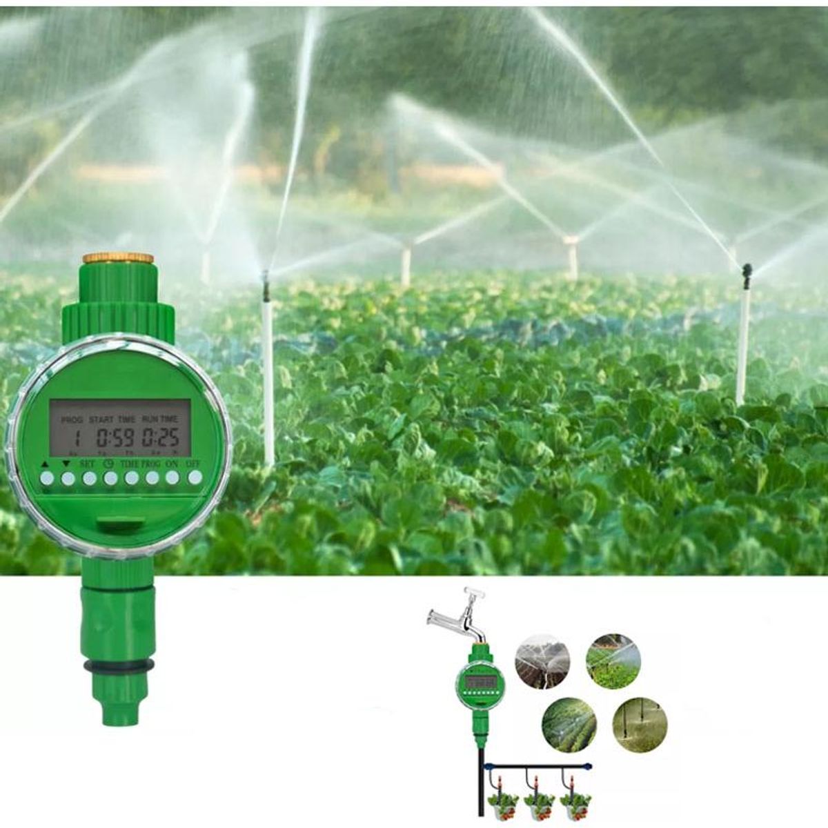 GENERICO - Temporizador Digital Automatizado para Riego de Jardín