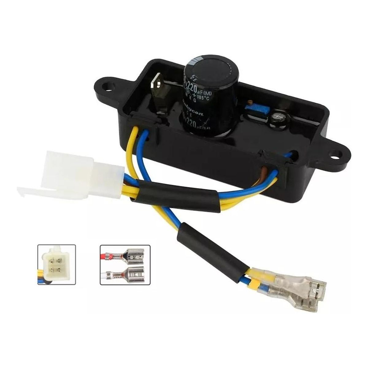 GENERICO - Regulador de Voltaje AVR Monofásico 1-3KW para Generadores