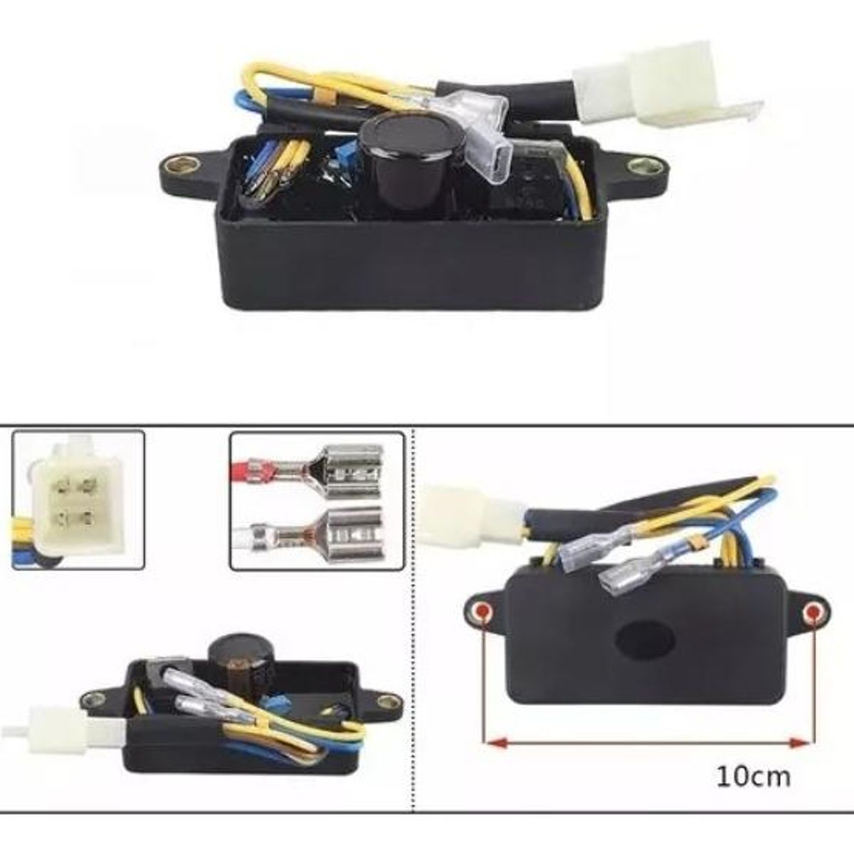 GENERICO - Regulador de Voltaje AVR Monofásico 1-3KW para Generadores