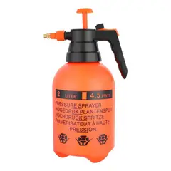 GENERICO - Pulverizador Manual a Presión de 2L Color Naranja Claro