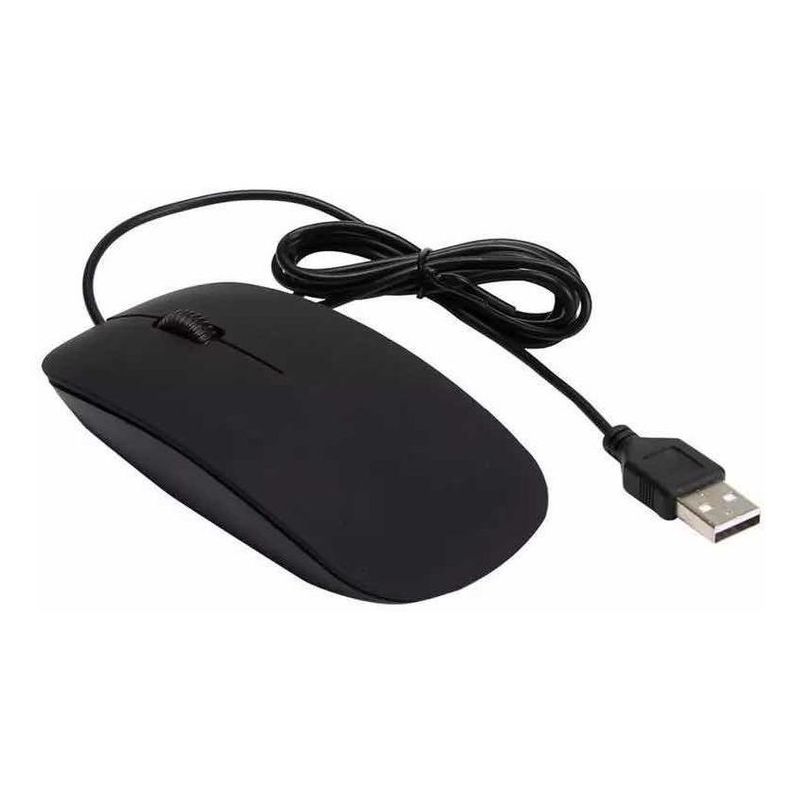 GENERICO - Mouse Con Cable Óptico Universal para PC y Mac