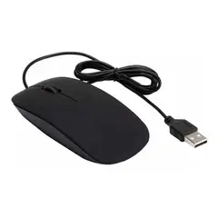 GENERICO - Mouse Con Cable Óptico Universal para PC y Mac