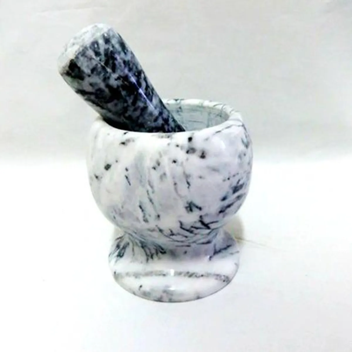 GENERICO - Mortero de Mármol 10 cm con Pison Machacador