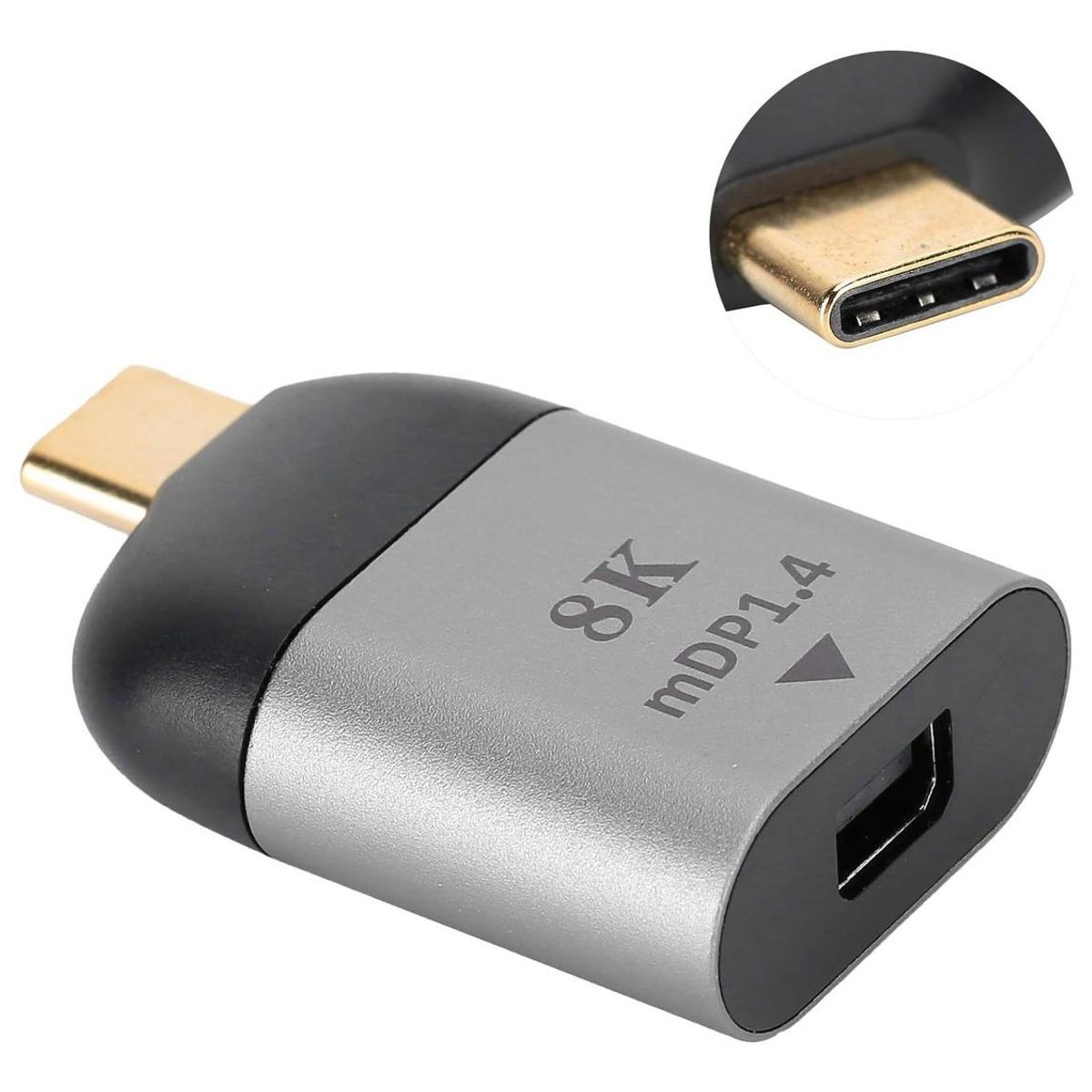 GENERICO - Adaptador USB C 31 a DisplayPort 14 8K 60Hz4K 120Hz