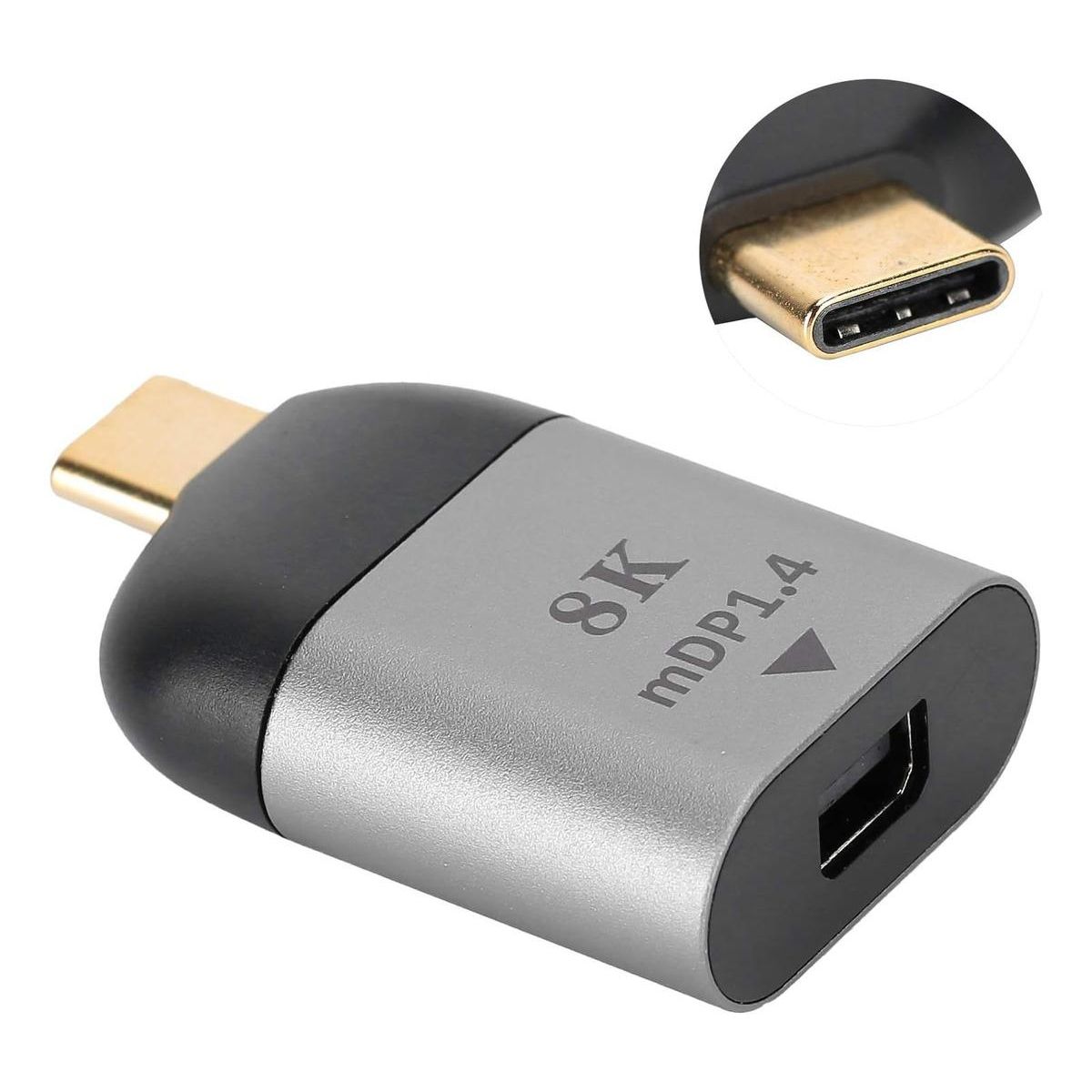 GENERICO - Adaptador USB C 31 a DisplayPort 14 8K 60Hz4K 120Hz