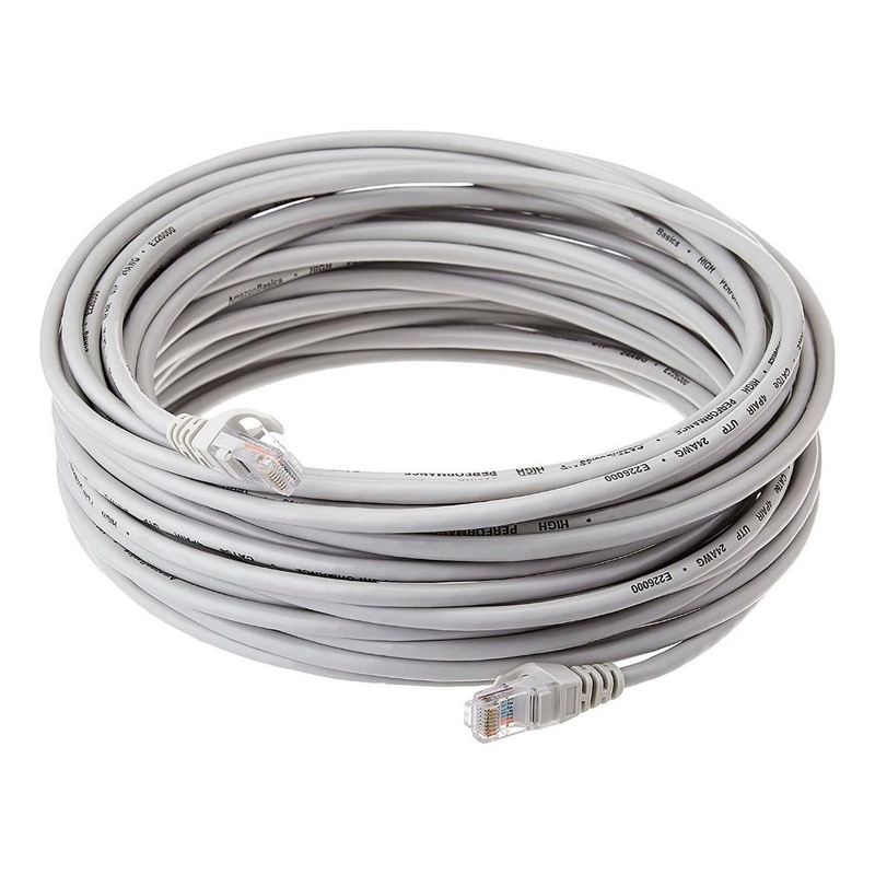 GENERICO - Cable de Red RJ45 Cat6E 20 Metros UTP 24AWG para LAN