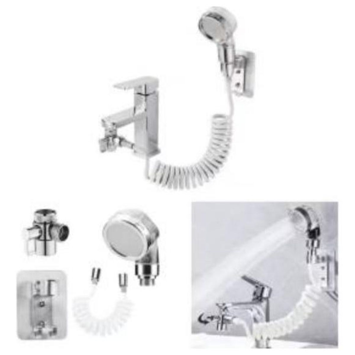 Llave Flexible con Extensión para Lavaplatos y Lavamanos, marca GENERICO - Foto Principal