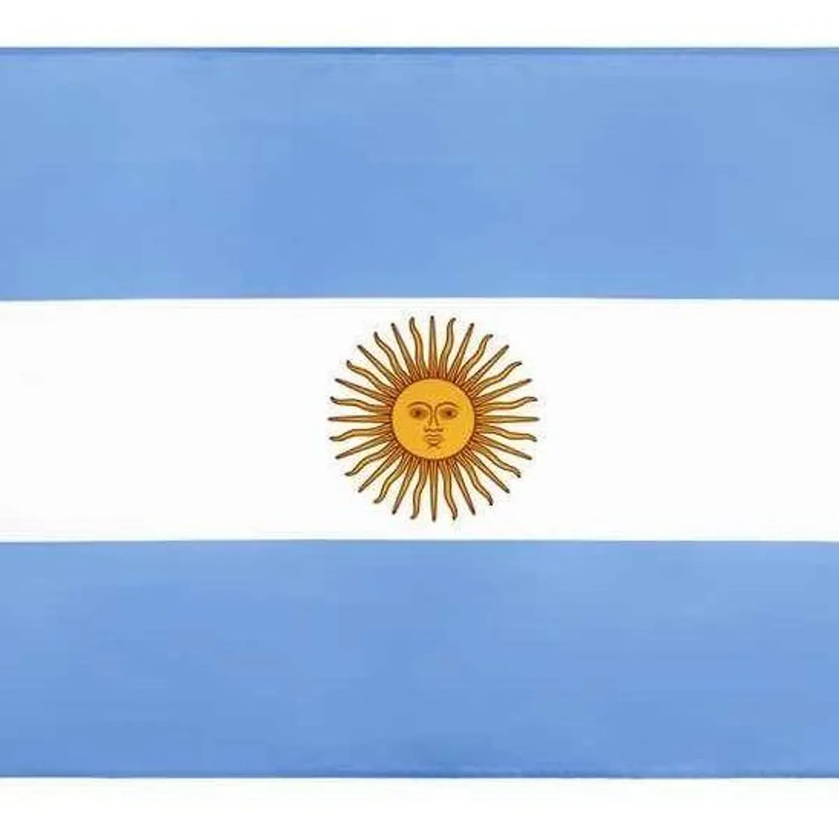 GENERICO - Bandera Argentina 90x150 cm con Alta Durabilidad