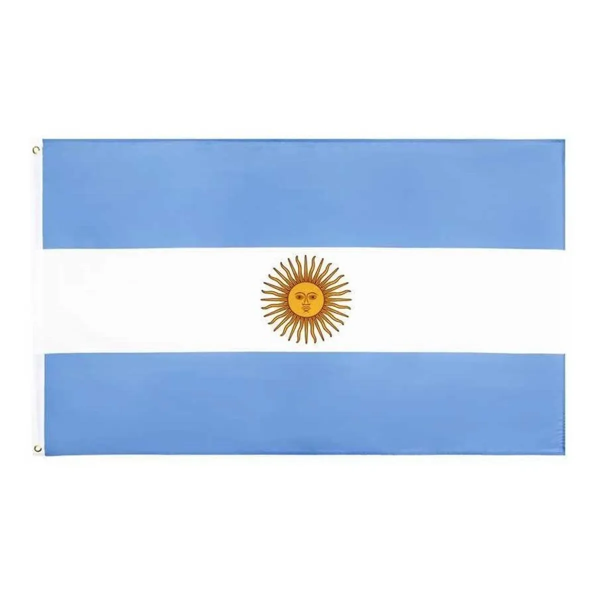 GENERICO - Bandera Argentina 90x150 cm con Alta Durabilidad