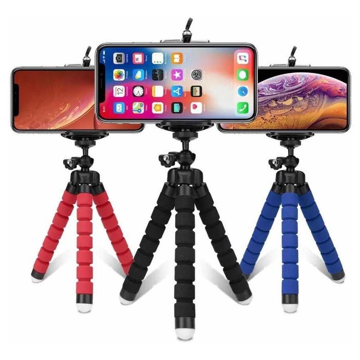 GENERICO - Trípode Flexible para Celular y Cámara - Soporte Ajustable