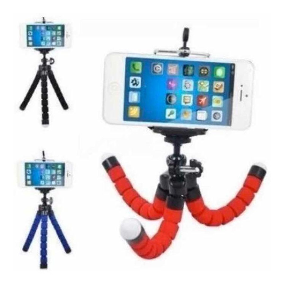 GENERICO - Trípode Flexible para Celular y Cámara - Soporte Ajustable