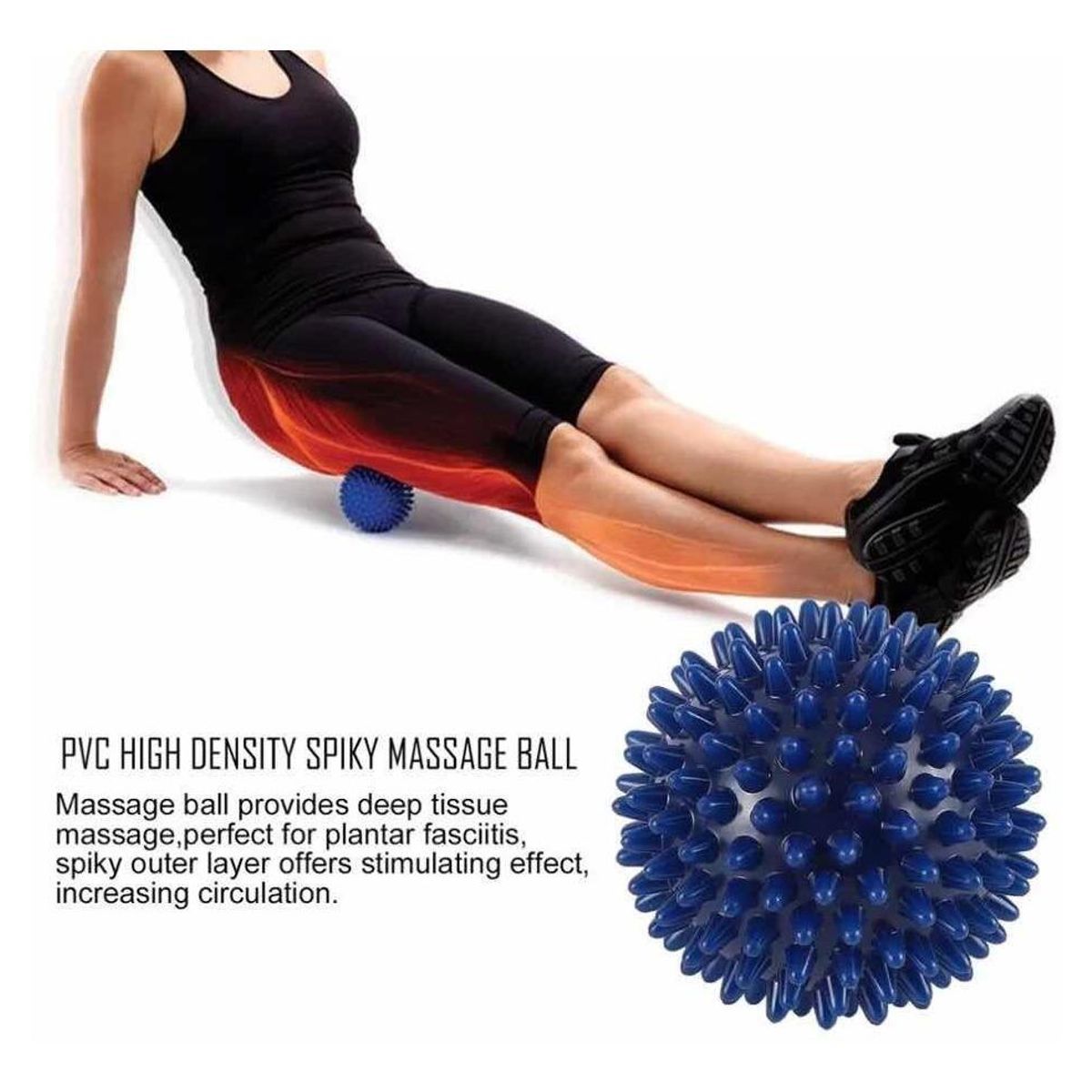 GENERICO - Pelota Erizo para Masaje y Rehabilitación - Multicolor