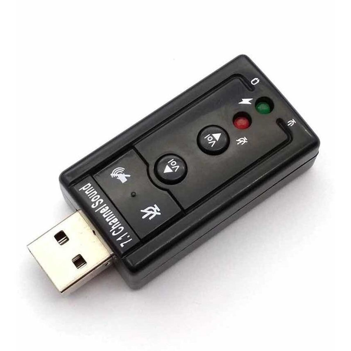 GENERICO - Adaptador de Sonido USB 3D 71 con Conexión Práctica