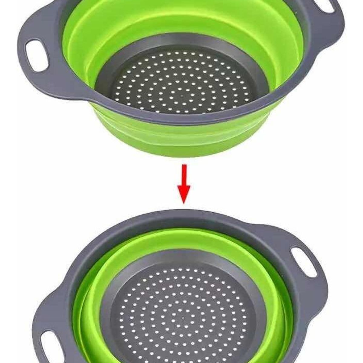 GENERICO - Colador Plegable de Silicona para Cocina