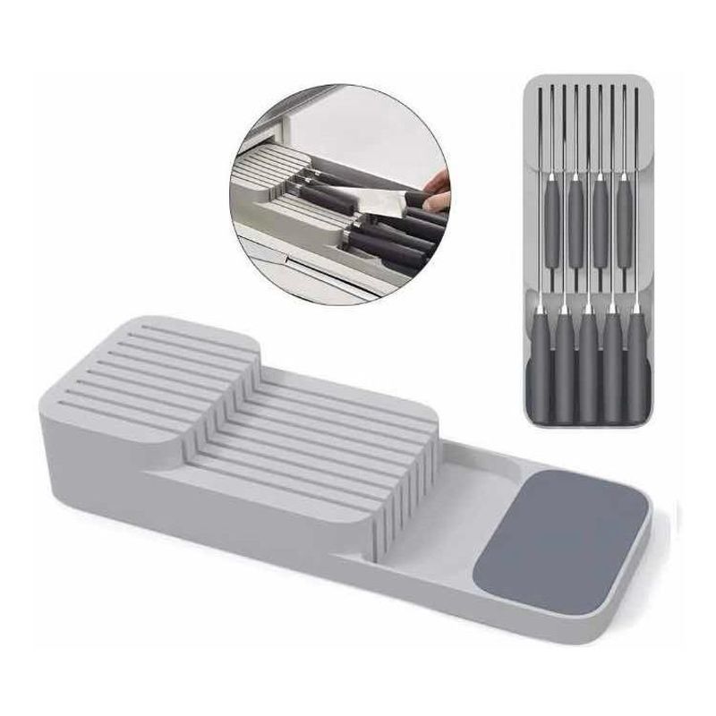 GENERICO - Bandeja Organizador de Cuchillos Minimalista para Cocina