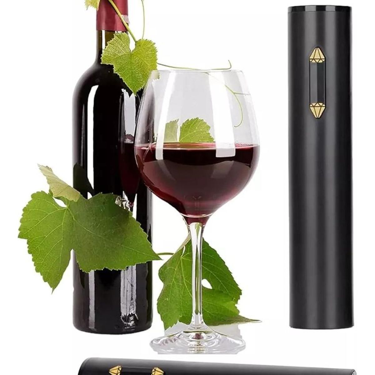 GENERICO - Sacacorchos Eléctrico para Vino Fácil de Usar y Eficiente.