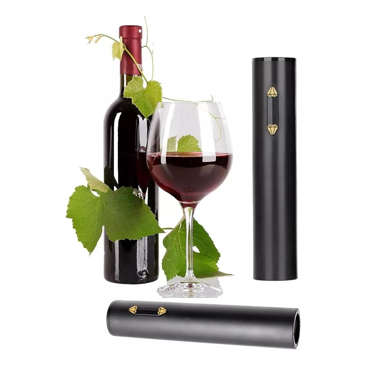 GENERICO - Sacacorchos Eléctrico para Vino Fácil de Usar y Eficiente.