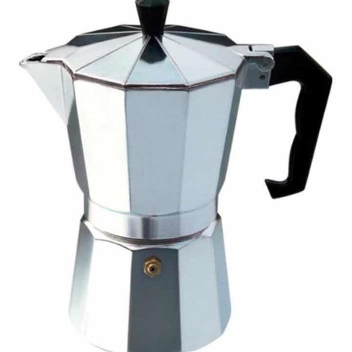 GENERICO - Cafetera Italiana Manual de Aluminio 3 Tazas Portátil