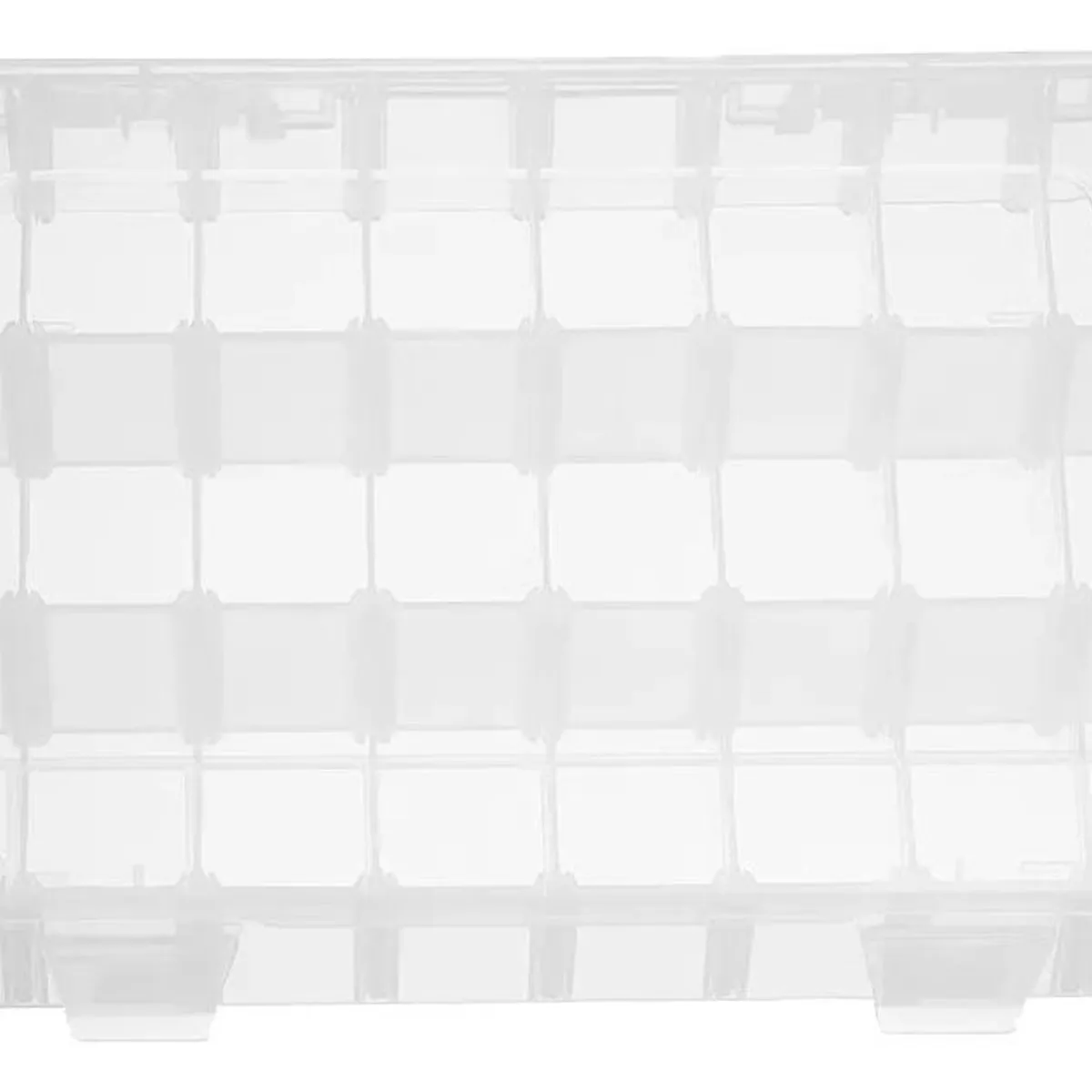 GENERICO - Caja Organizadora Transparente con 24 Compartimientos