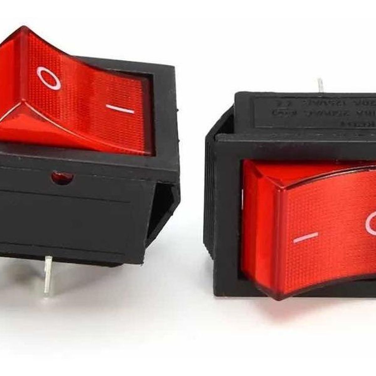 GENERICO - Interruptor Basculante Rojo para Equipos Eléctricos