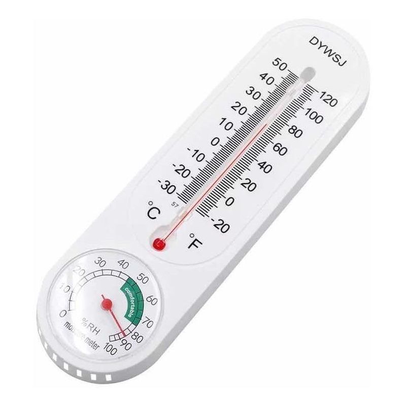 GENERICO - Higrómetro Termómetro Analógico para Control de Temperatura