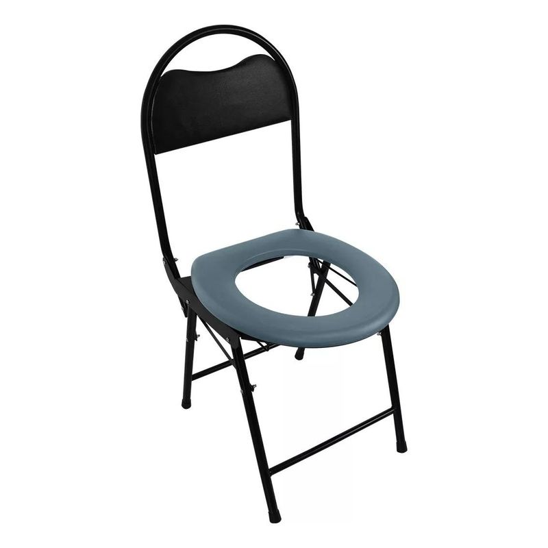 GENERICO - Silla Plegable Para Baño Con Respaldo Y Asiento Abatible