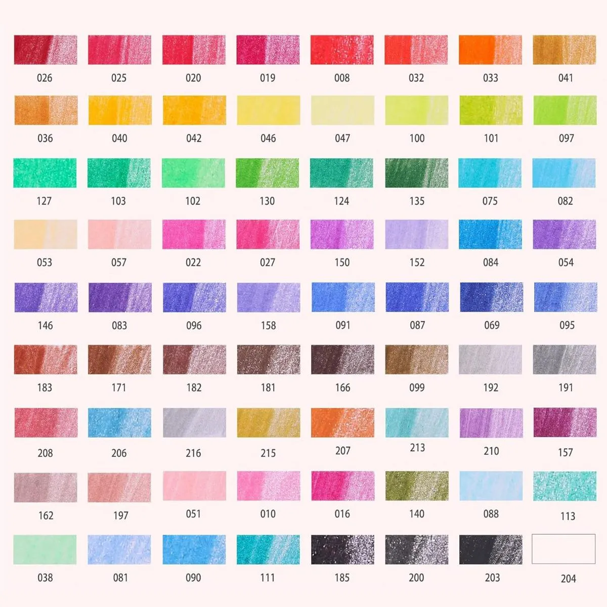 GENERICO - Set de 72 Lápices de Colores para Artistas