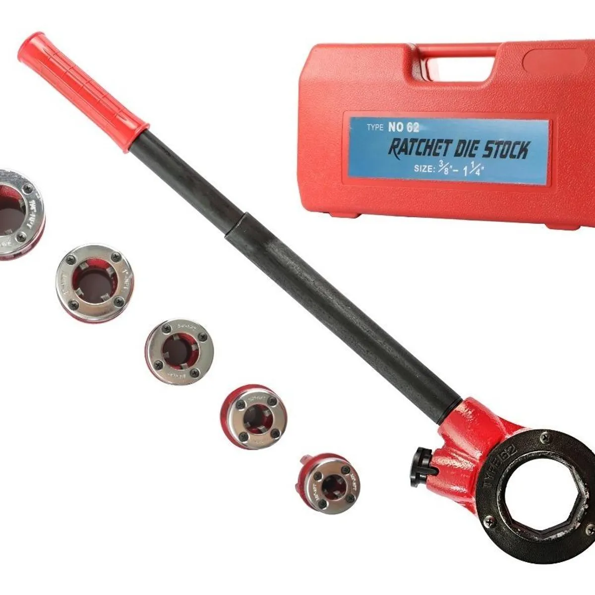 GENERICO - Set de Terrajas Manuales para Tubo - 6 Piezas