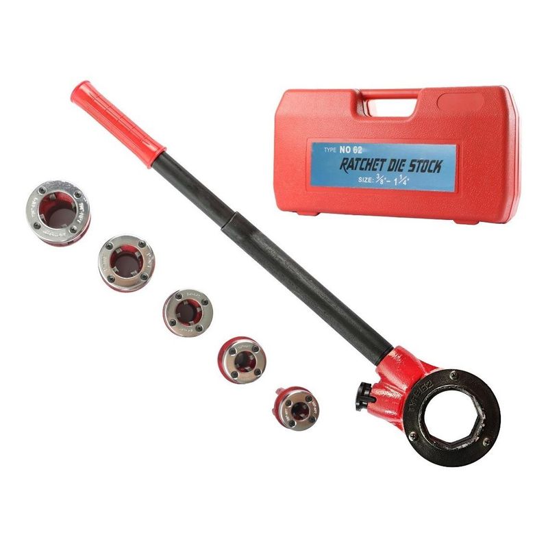 GENERICO - Set de Terrajas Manuales para Tubo - 6 Piezas