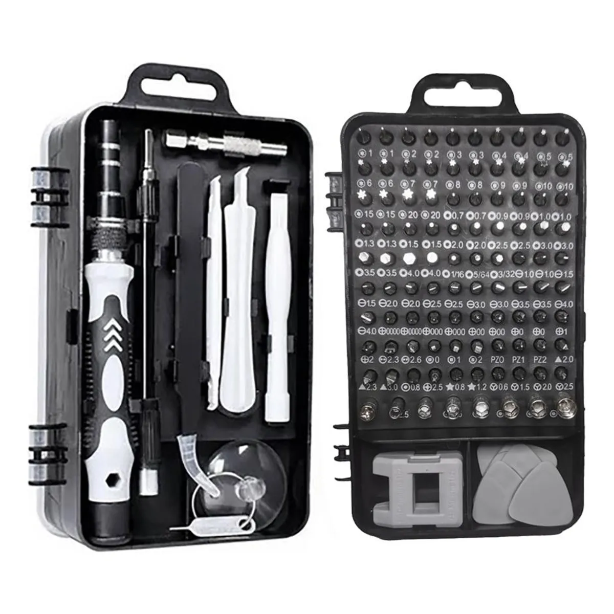 GENERICO - Set de 115 Destornilladores de Precisión Magnéticos