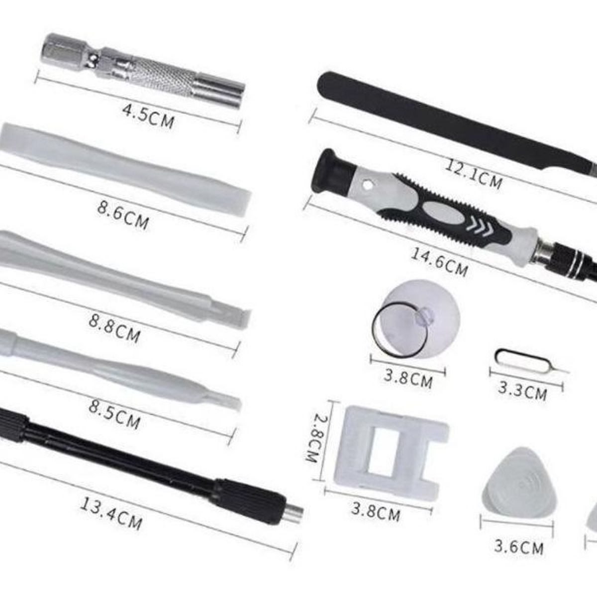 GENERICO - Set de 115 Destornilladores de Precisión Magnéticos