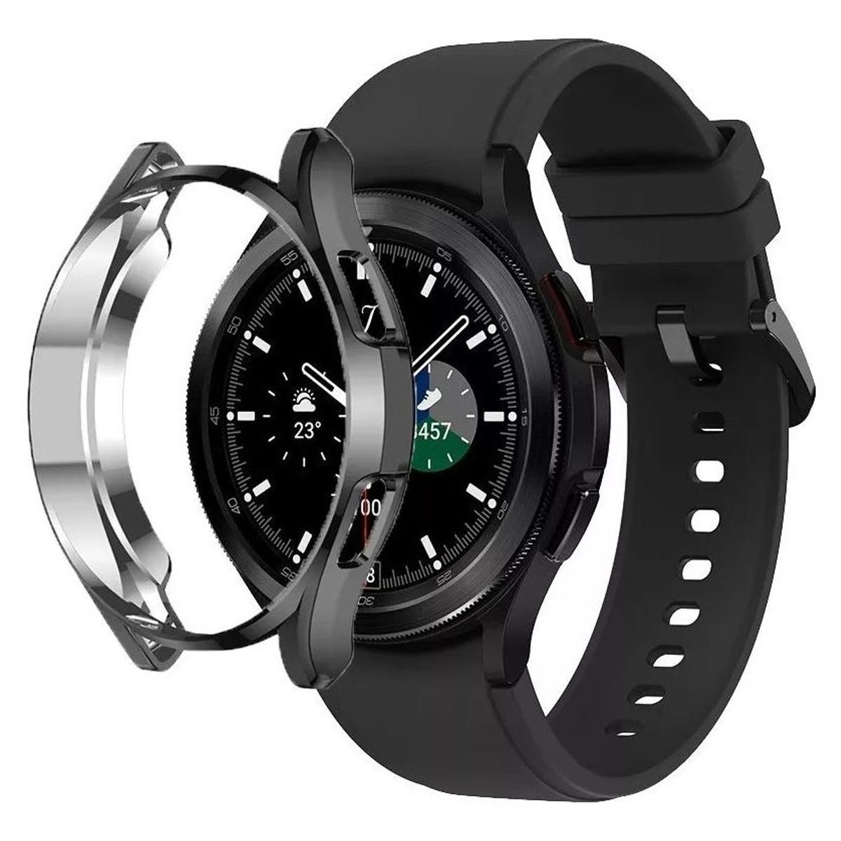 GENERICO - Kit de Protección 360 con 4 Laminas para Galaxy Watch 42mm
